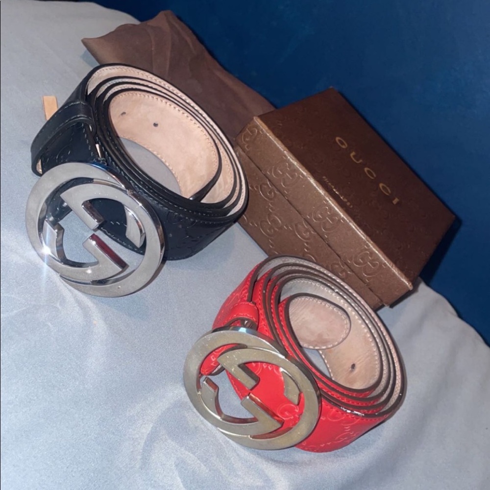 Gucci Signature Leather belts
